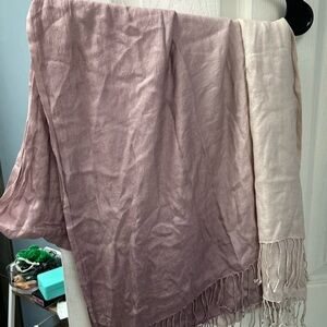 Banana Republic Pink Ombré Scarf
